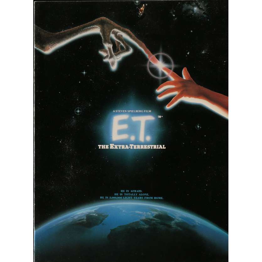 E.T. THE EXTRA-TERRESTRIAL Original Program - 9x12 in. - 1982 - Steven Spielberg, Dee Wallace