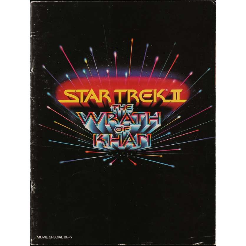 STAR TREK II THE WRATH OF KHAN Original Program  - 9x12 in. - 1982 - Nicholas Meyer, Leonard Nimoy