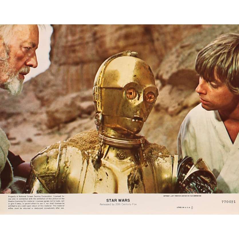 STAR WARS - LA GUERRE DES ETOILES Photo de film N4 - 20x25 cm. - 1977 - Harrison Ford, George Lucas