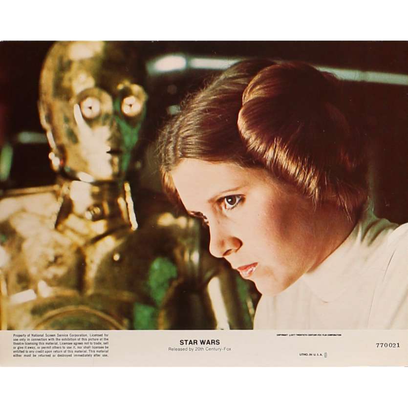 STAR WARS - A NEW HOPE Original Lobby Card N3 - 8x10 in. - 1977 - George Lucas, Harrison Ford