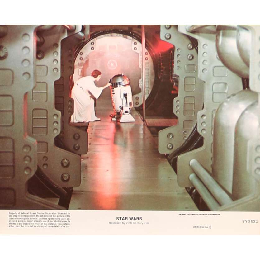 STAR WARS - A NEW HOPE Original Lobby Card N2 - 8x10 in. - 1977 - George Lucas, Harrison Ford