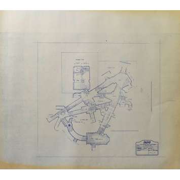DUNE Blueprint - Arakeen No:14/2 - 45x55/60 cm. - 1982, David Lynch