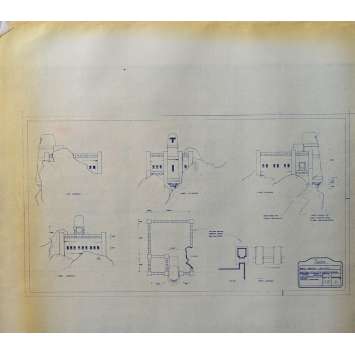 DUNE Original Blueprint - Arakeen No:Ext/M15/6 - 21x24-26 in. - 1982, David Lynch