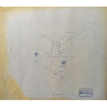 DUNE Blueprint - Arakeen No:Ext/M18/1 - 45x55/60 cm. - 1982, David Lynch