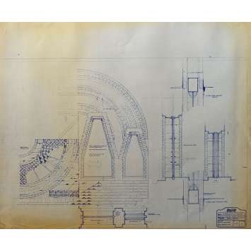 DUNE Blueprint - Arakeen No:Int/38/4 - 45x55/60 cm. - 1982, David Lynch