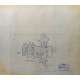 DUNE Blueprint - Arakeen No:Int/38/6 - 45x55/60 cm. - 1982, David Lynch