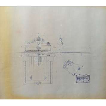 DUNE Blueprint - Arakeen No:NA/87 - 45x55/60 cm. - 1982, David Lynch