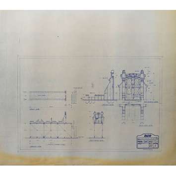 DUNE Blueprint - Caladan No:Ext33/1 - 45x55/60 cm. - 1982, David Lynch