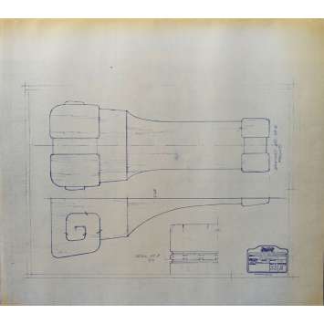 DUNE Blueprint - Caladan No:Ext33/2 - 45x55/60 cm. - 1982, David Lynch