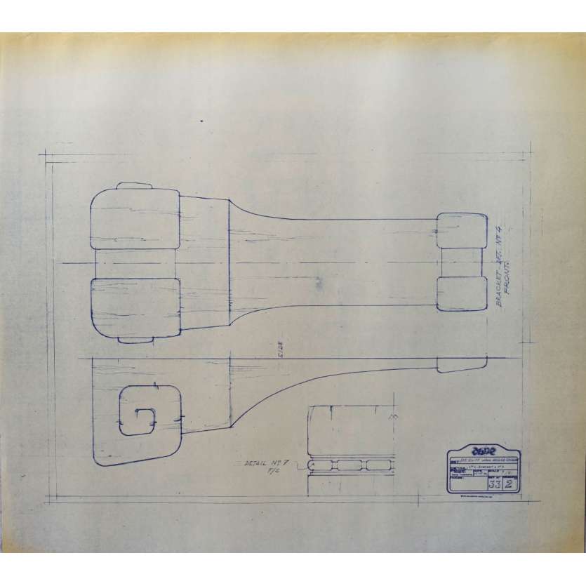 DUNE Blueprint - Caladan No:Ext33/2 - 45x55/60 cm. - 1982, David Lynch