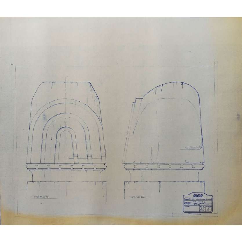 DUNE Blueprint - Caladan No:Ext33/3 - 45x55/60 cm. - 1982, David Lynch