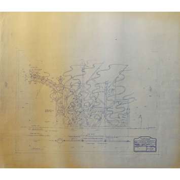 DUNE Original Blueprint - Caladan No:Ext/M11/9 - 21x24-26 in. - 1982, David Lynch