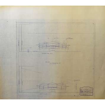 DUNE Blueprint - Sietch Tabr No:48/3 - 45x55/60 cm. - 1982, David Lynch