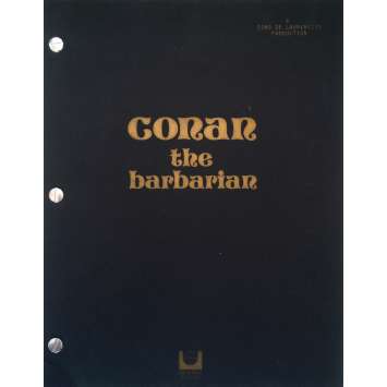 CONAN LE BARBARE Scénario - 21x30 cm. - 1982 - Arnold Schwarzenegger, John Milius CONAN LE BARBARE Scénario - 21x30 cm. - 1982 - Arnold Schwarzenegger, John Milius