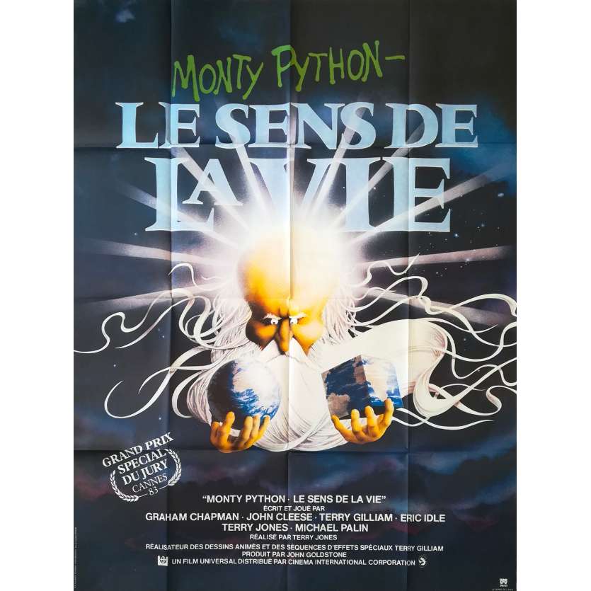 MONTY PYTHON  - LE SENS DE LA VIE Affiche de film - 120x160 cm - 1983 - John Cleese, Terry Jones