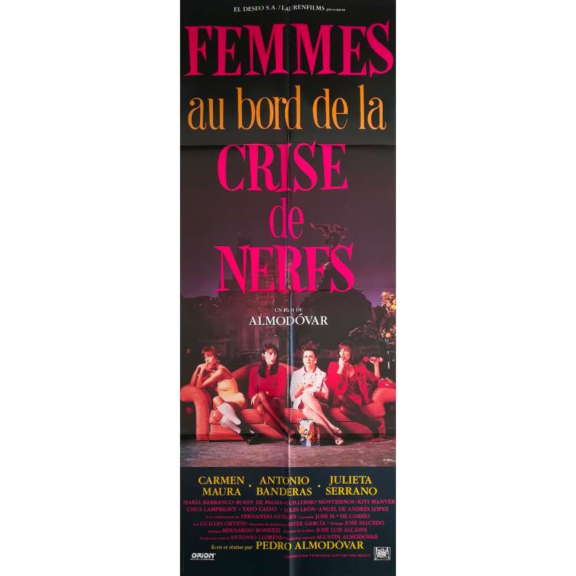 Sommes Au Bord De La Crise De Nerfs Affiche de FEMMES AU BORD DE LA CRISE DE NERFS / WOMEN ON A VERGE OF A