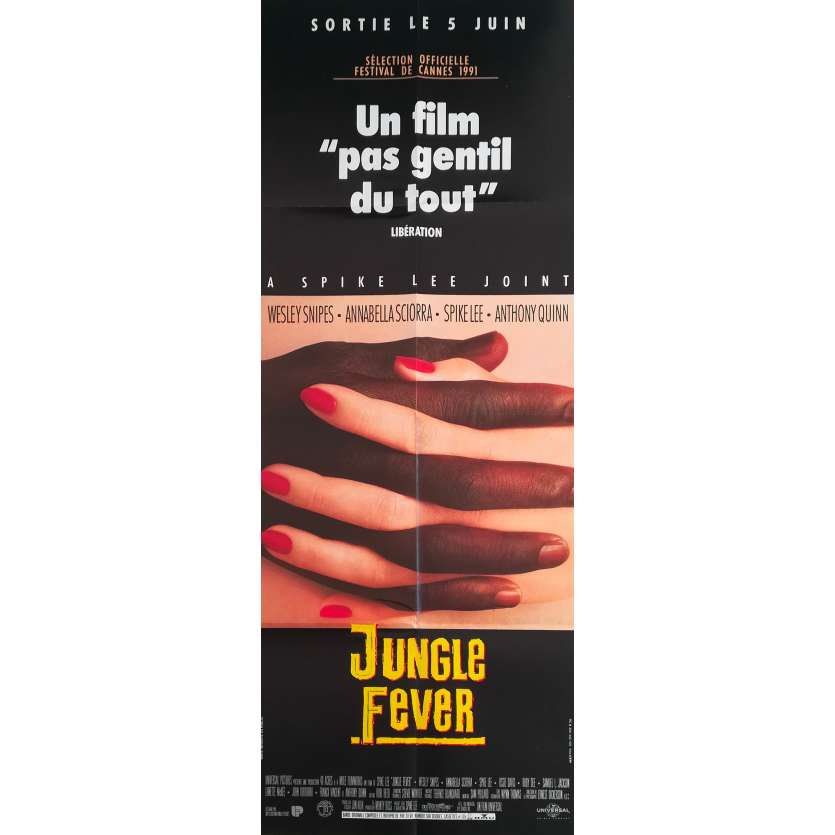 JUNGLE FEVER French Movie Poster 23x63 in. 1991