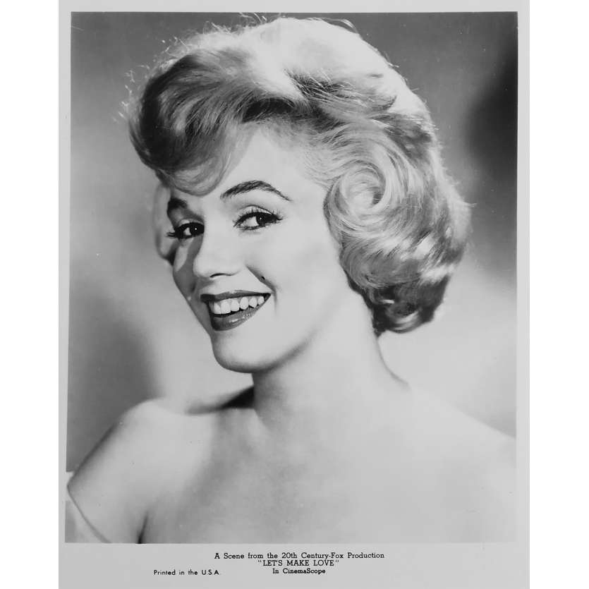 LE MILLIARDAIRE Photo de presse N03 - 20x25 cm. - R1980 - Marilyn Monroe, Yves Montand, George Cukor