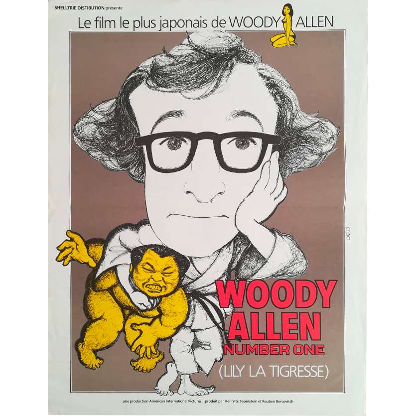 WHAT'S UP TIGER LILY? Original Movie Poster  - 15x21 in. - 1966 - Woody Allen, The Lovin' Spoonful
