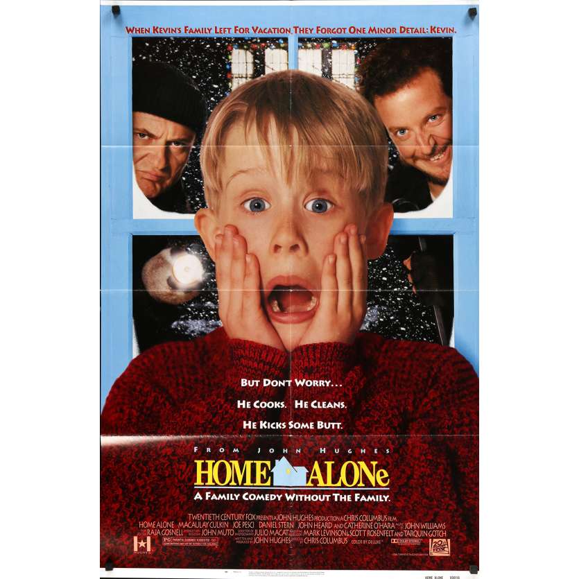 HOME ALONE Original Movie Poster  - 27x40 in. - 1990 - Chris Colombus, Macaulay Culkin