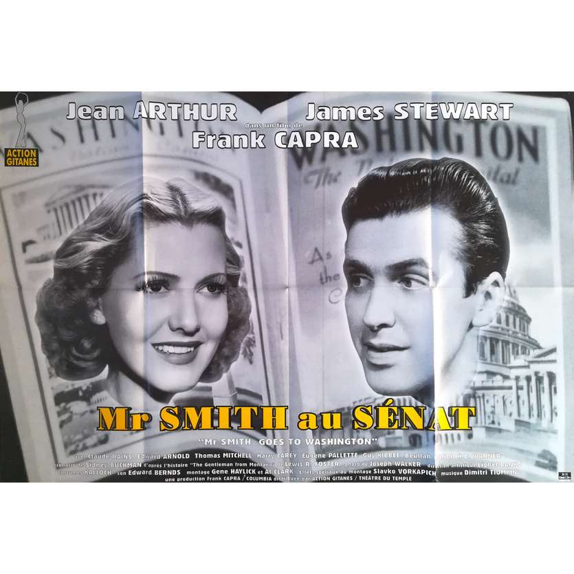 MR. SMITH AU SENAT Affiche de film  - 80x120 cm. - R1980 - James Stewart, Frank Capra