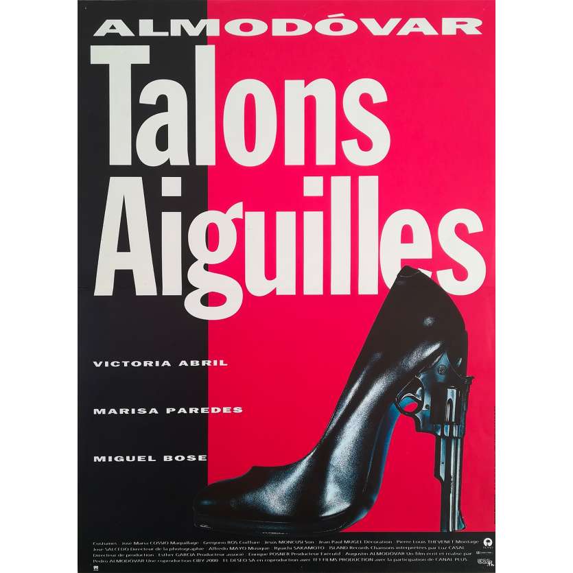 TALONS AIGUILLES Affiche de film - 40x60 cm. - 1991 - Victoria Abril, Marisa Paredes, Pedro Almodovar