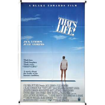THAT'S LIFE ! Affiche de film - 69x102 cm. - 1986 - Jack Lemmon, Julie Andrews, Blake Edwards