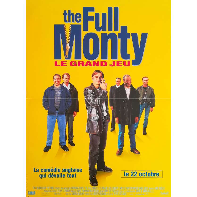THE FULL MONTY Affiche de film - 40x60 cm. - 1997 - Robert Carlyle, Peter Cattaneo