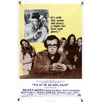 PLAY IT AGAIN SAM Original Movie Poster - 27x40 in. - 1972 - Herbert Ross, Woody Allen