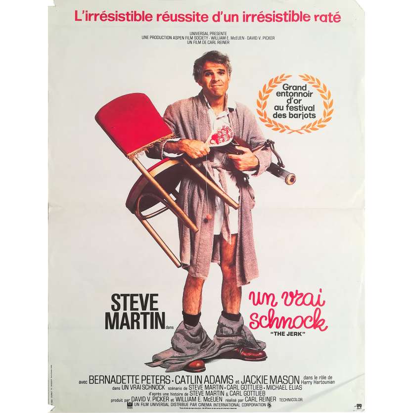 THE JERK Original Movie Poster  - 15x21 in. - 1979 - Carl Reiner, Steve Martin