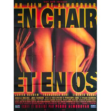 EN CHAIR ET EN OS Affiche de film - 120x160 cm. - 1997 - Liberto Rabal, Pedro Almodovar