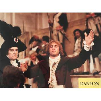 DANTON Original Lobby Card N01 - 12x15 in. - 1984 - Andrzej Wajda, Gérard Depardieu