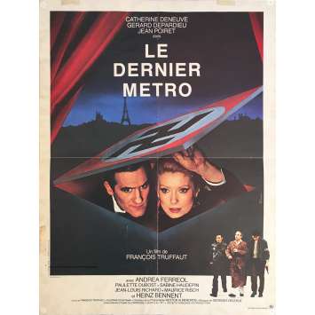 LE DERNIER METRO Affiche de film - 40x60 cm. - 1980 - Catherine Deneuve, François Truffaut LE DERNIER METRO Affiche de film - 40x60 cm. - 1980 - Catherine Deneuve, François Truffaut