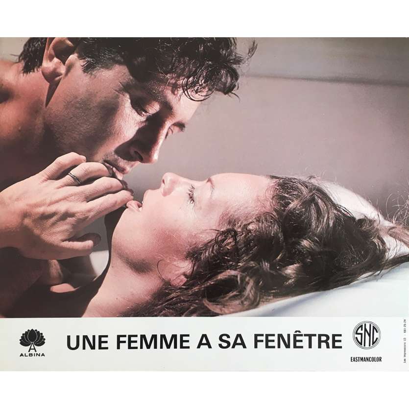 A WOMAN AT HER WINDOW Original Lobby Card N02 - 10x12 in. - 1976 - Pierre Granier-Deferre, Romy Schneider