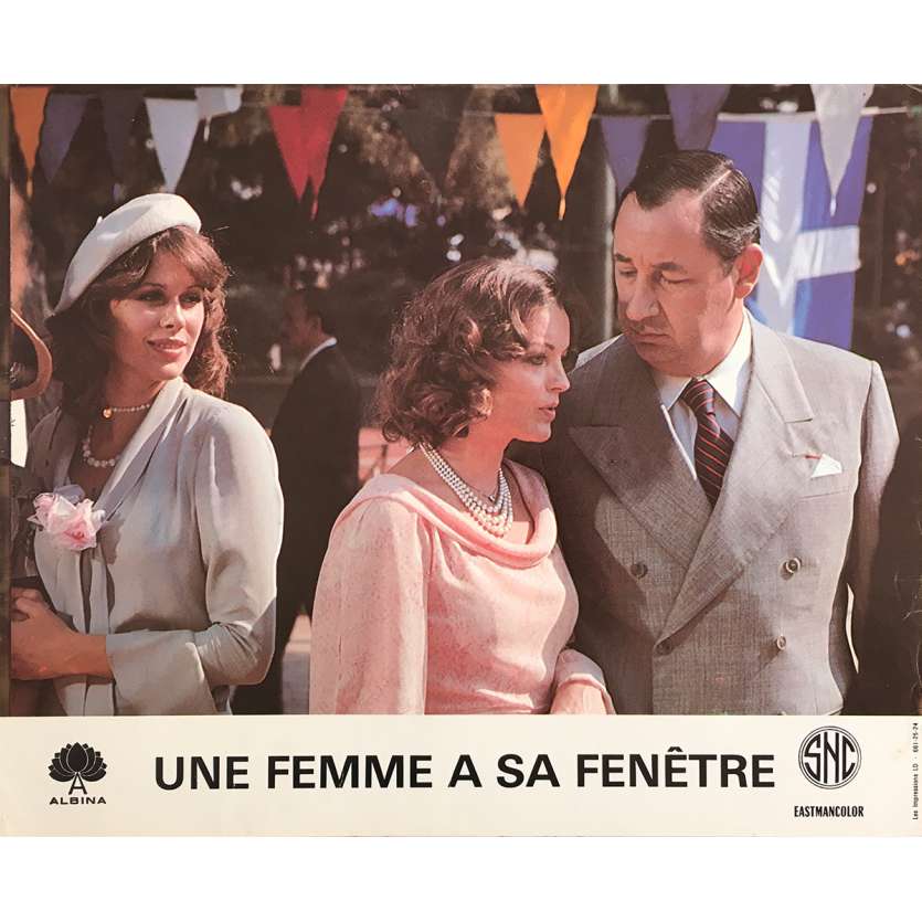 UNE FEMME A SA FENETRE Photo de film N01 - 24x30 cm. - 1976 - Romy Schneider, Pierre Granier-Deferre