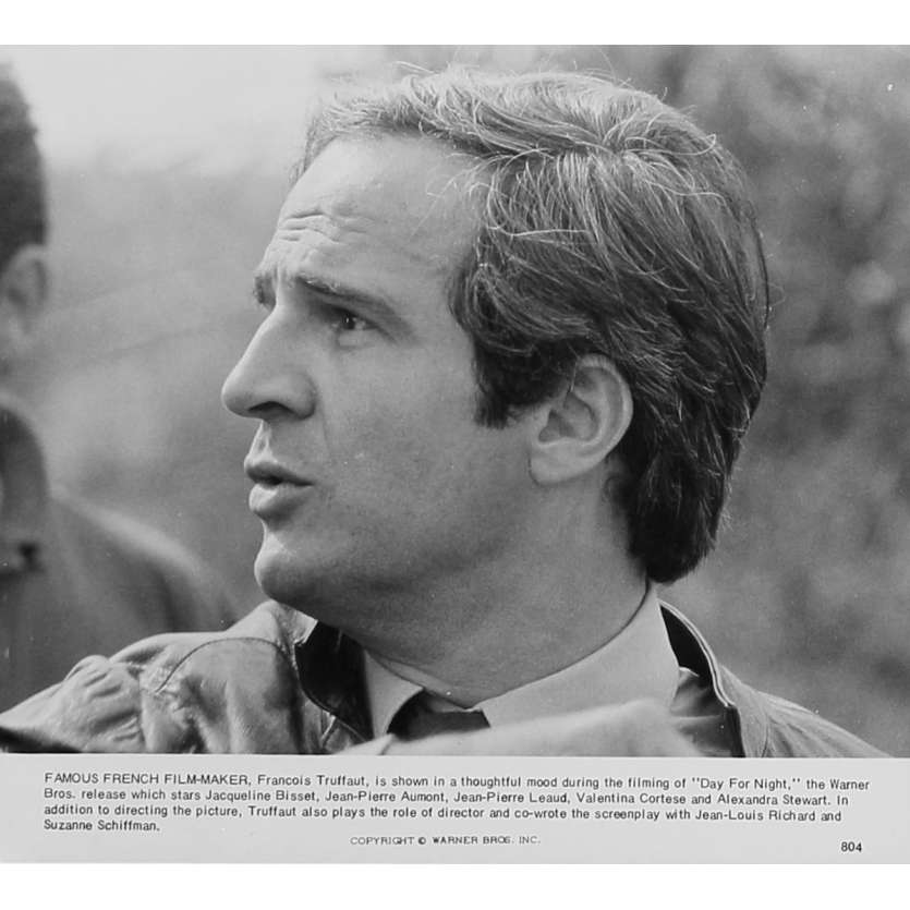 LA NUIT AMERICAINE Photo de presse N804 - 20x25 cm. - 1973 - Jacqueline Bisset, François Truffaut