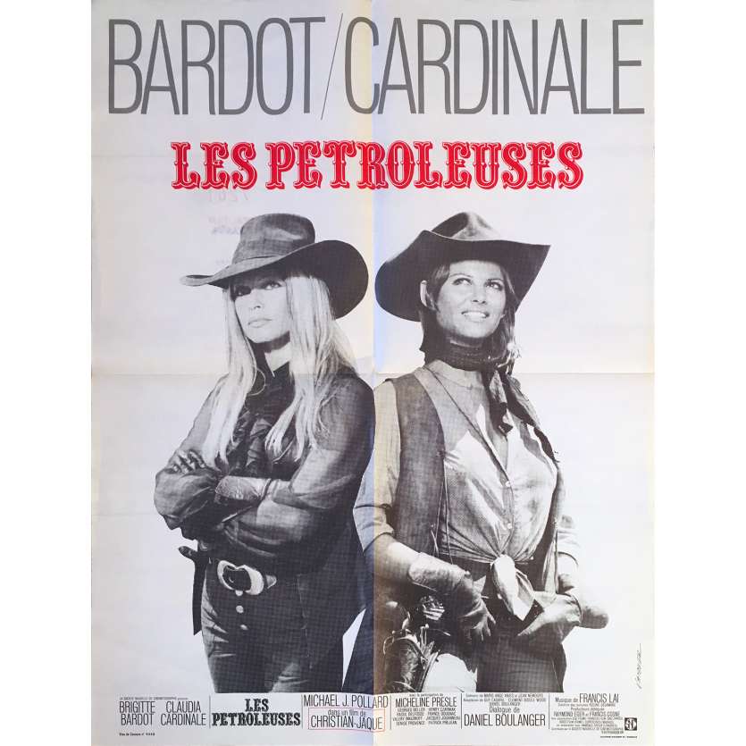 LES PETROLEUSES Affiche de film - 60x80 cm. - 1971 - Brigitte Bardot, Christian-Jaque