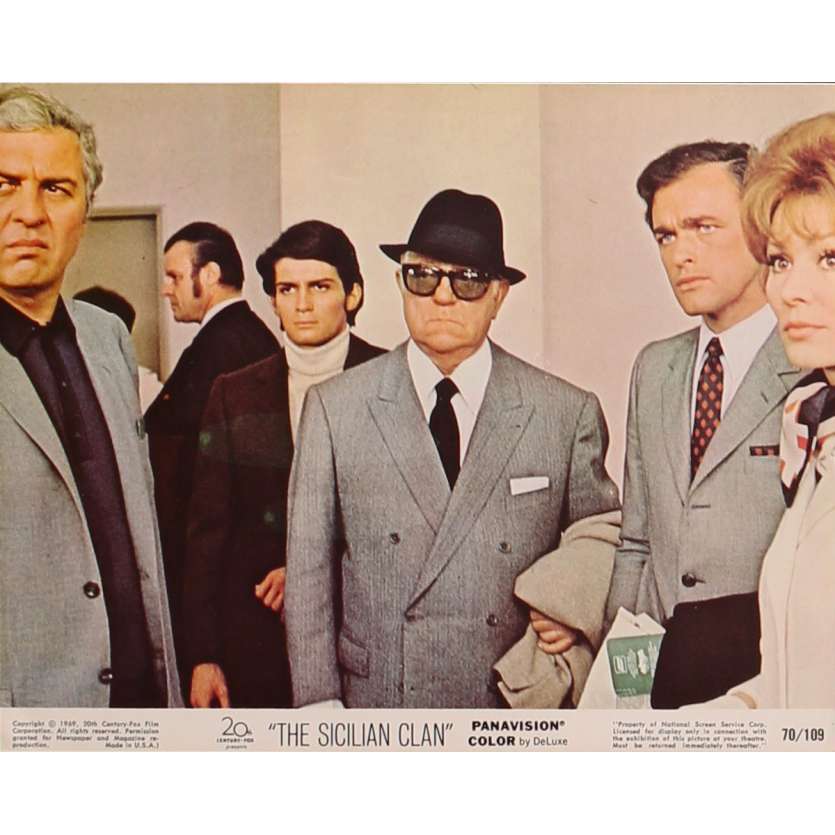 THE SICILIAN CLAN Original Lobby Card N03 - 8x10 in. - 1969 - Henri Verneuil, Lino Ventura