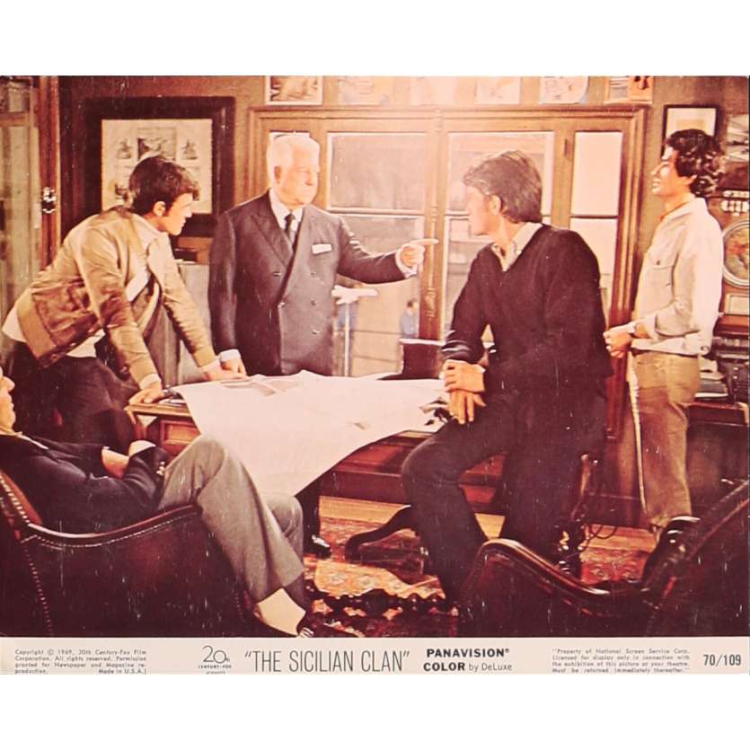 LE CLAN DES SICILIENS Photo de film N02 - 20x25 cm. - 1969 - Lino Ventura, Henri Verneuil