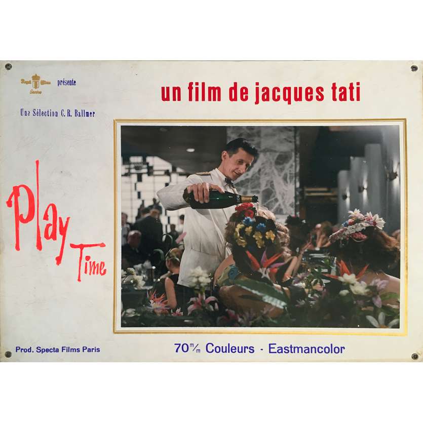 PLAYTIME Original Lobby Card N04 - 14x18 in. - 1967 - Jacques Tati, Rita Maiden