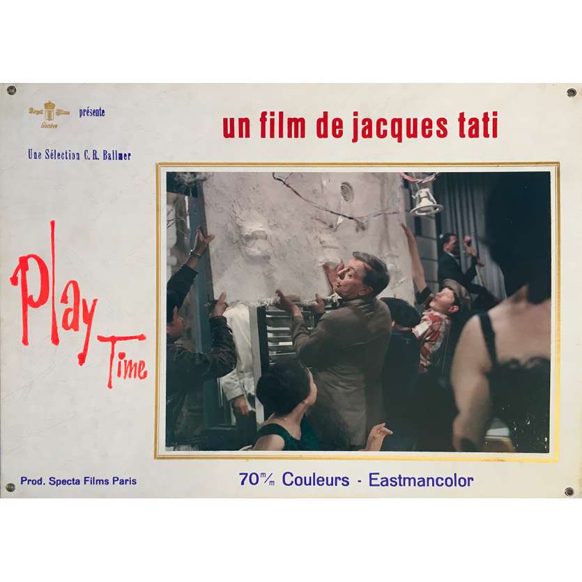 PLAYTIME Original Lobby Card N02 - 14x18 in. - 1967 - Jacques Tati, Rita Maiden