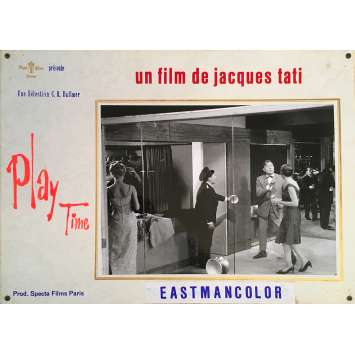 PLAYTIME Original Lobby Card N01 - 14x18 in. - 1967 - Jacques Tati, Rita Maiden