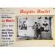 CONTEMPT Original Lobby Card N03 - 14x18 in. - 1963 - Jean-Luc Godard, Brigitte Bardot