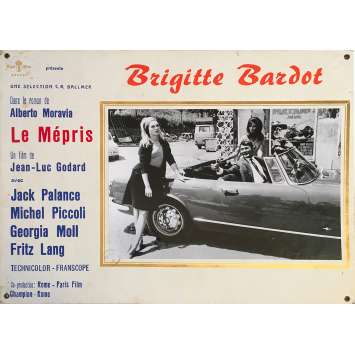 CONTEMPT Original Lobby Card N01 - 14x18 in. - 1963 - Jean-Luc Godard, Brigitte Bardot CONTEMPT Original Lobby Card N01 - 14x18 in. - 1963 - Jean-Luc Godard, Brigitte Bardot