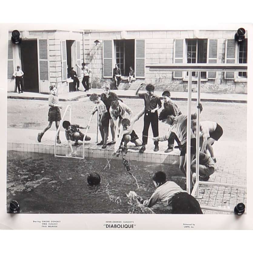 LES DIABOLIQUES Photo de presse D-28 - 20x25 cm. - 1955 - Sharon Stone, Henri-Georges Clouzot