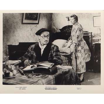 LES DIABOLIQUES Photo de presse D-7 - 20x25 cm. - 1955 - Sharon Stone, Henri-Georges Clouzot