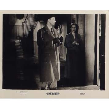 LES DIABOLIQUES Photo de presse D-8 - 20x25 cm. - 1955 - Sharon Stone, Henri-Georges Clouzot