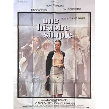 A SIMPLE STORY Original Movie Poster - 47x63 in. - 1978 - Claude Sautet, Romy Schneider