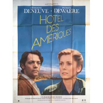 HOTEL DES AMERIQUES Affiche de film - 120x160 cm. - 1981 - Catherine Deneuve, André Téchiné