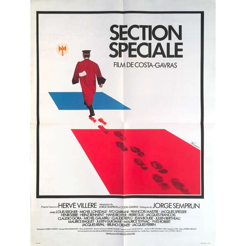 SECTION SPECIALE Affiche de film - 60x80 cm. - 1975 - Costa Gavras, Avocat